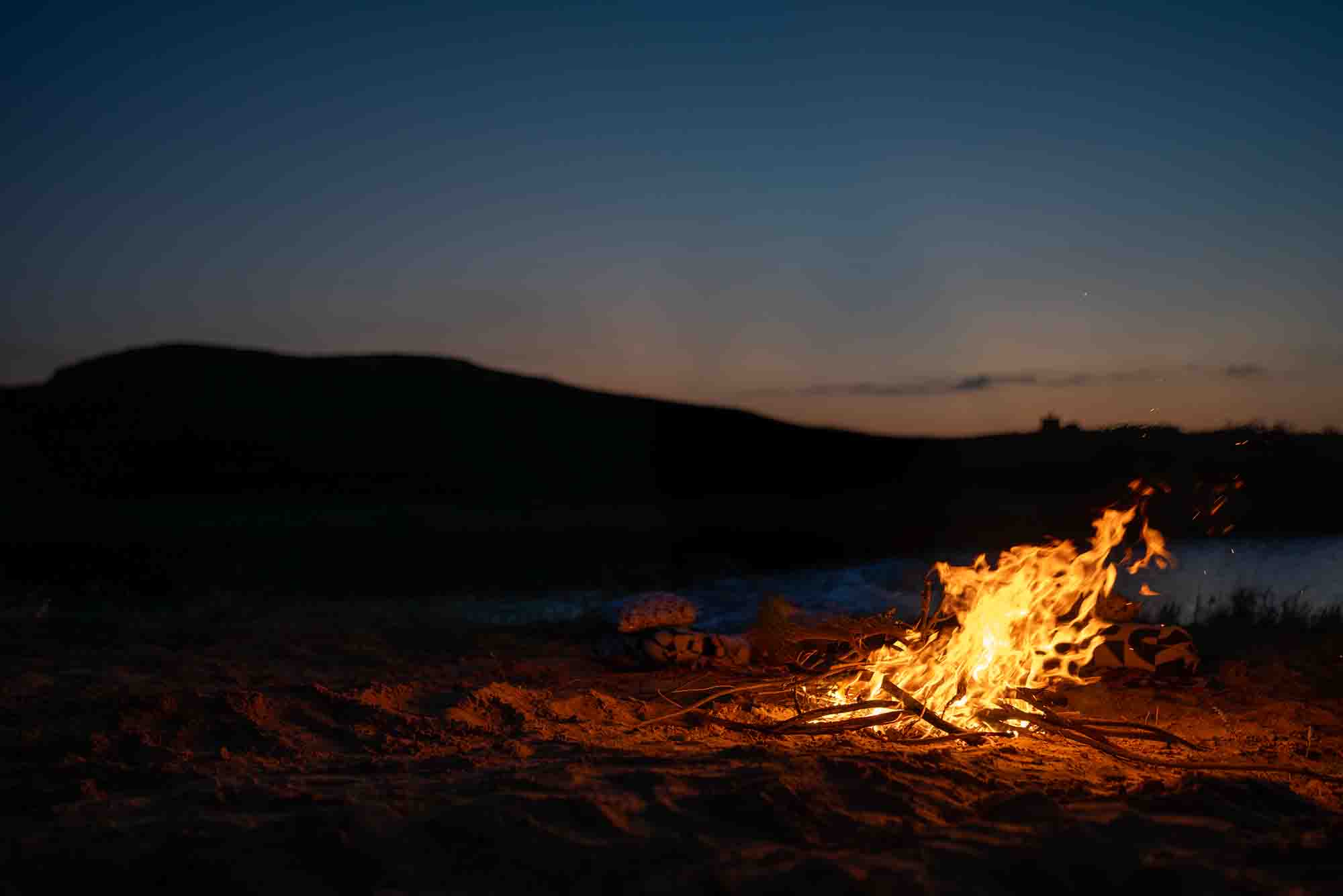 Dreamtime Bungalows Dreamy Desert Package Bonfire Dinner at the Dunes