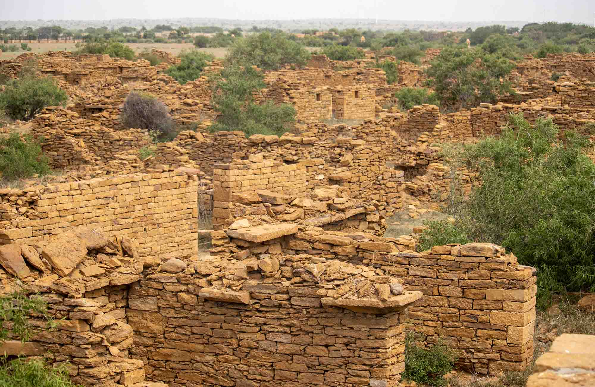 Exploring the historic ruins of Kuldhara Village near Jaisalmer